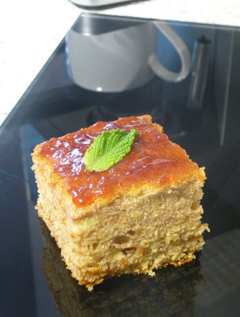 freefrom strawberry and mint cake