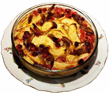 Apple clafoutis