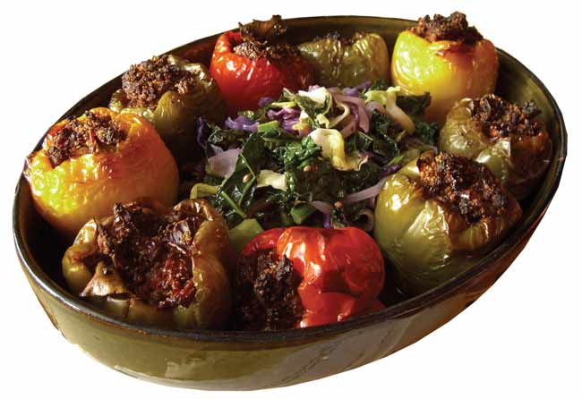 Beef lenitl peppers