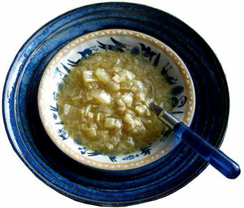 freefrom celery and anchovy soup