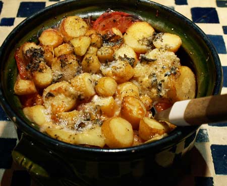 Baked Parsnips with Roquefort