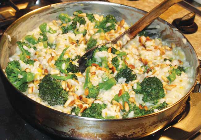 Broccoli risotto