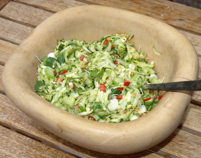 Courgette salad