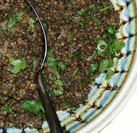 Puy lentils recipe