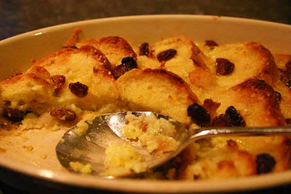 Bread and butter pudding