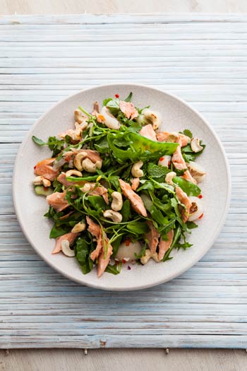 low FODMAP trout salad