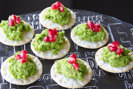 pea guacamole