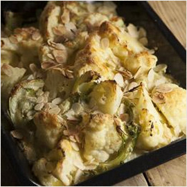 gluten free cauliflower gratin