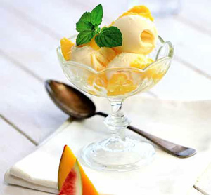 sukrin mango ice cream