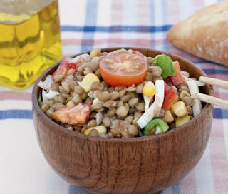 Lentil salad